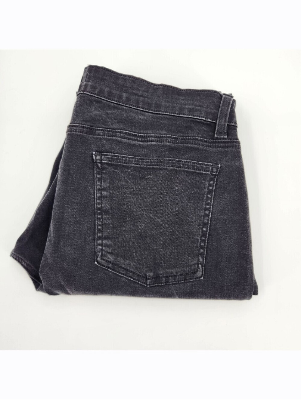 Eileen Fisher Straight Jean Womens Size 14 Faded Black Wash